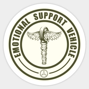 Emotional Support Vehicle Sticker
